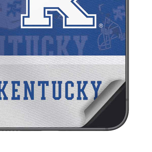 University of Kentucky Jersey Split Galaxy S25 Skin